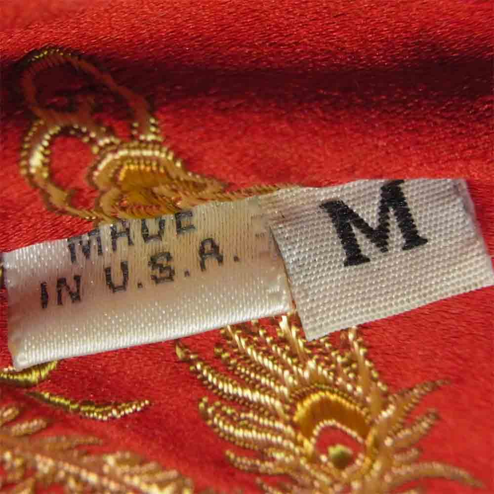 SKKIN スキン バックポケットスネークレザー切替 アイアンクロス フロントレースアップ レザー パンツ ブラウン系 M【中古】