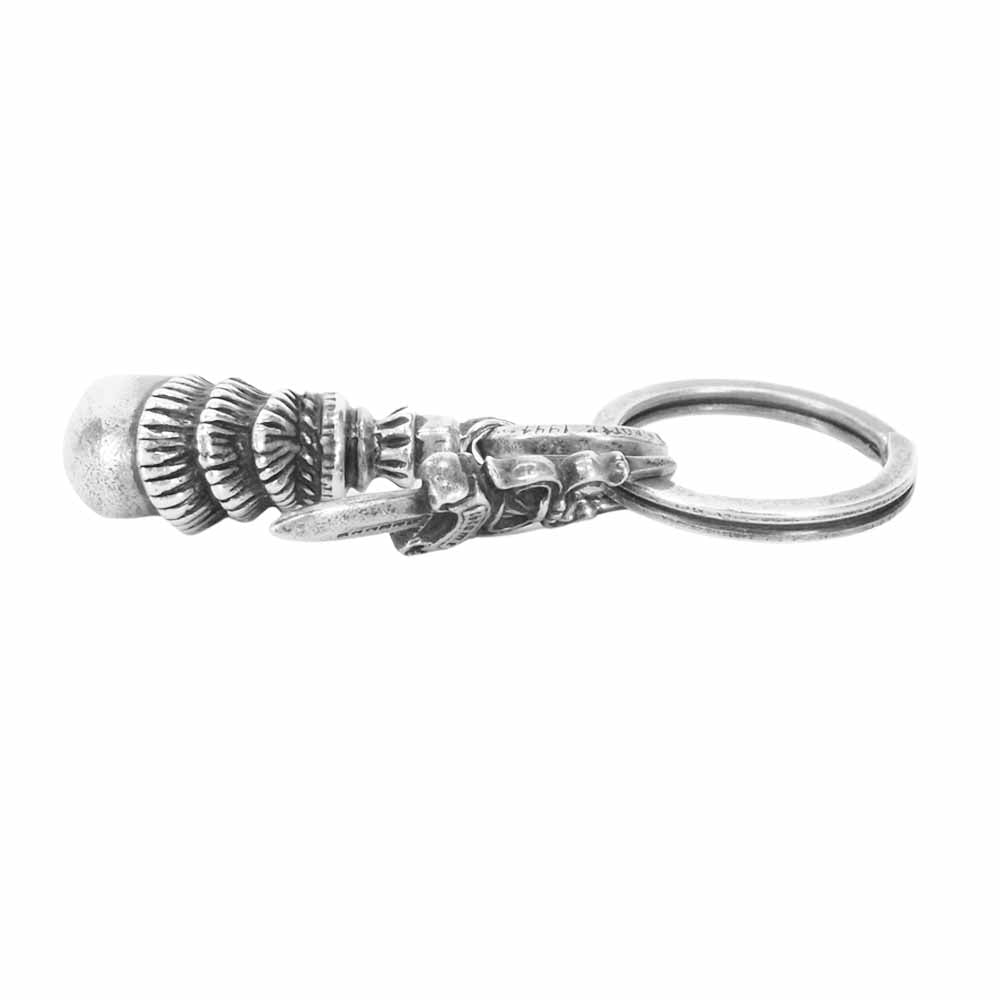 CHROME HEARTS クロムハーツ（原本無） ダガー クロウ スプリット キーリング シルバー系【中古】