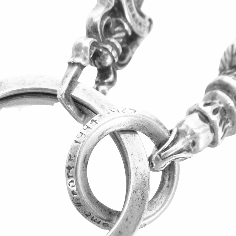 CHROME HEARTS クロムハーツ（原本無） ダガー クロウ スプリット キーリング シルバー系【中古】