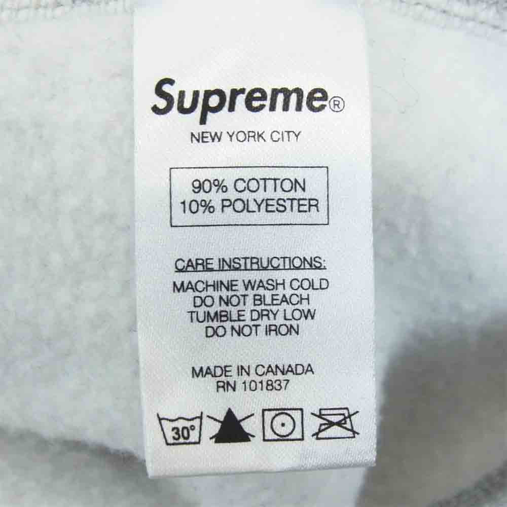 Supreme シュプリーム 16AW Box Logo Hooded Sweat Shirt ボックス ロゴ フーデッド スウェット シャツ グレー系 M【中古】