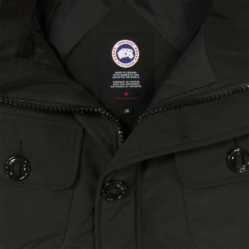 CANADA GOOSE カナダグース 2301JM サザビーリーグ国内正規品 RUSSEL PARKA ラッセル パーカ ダウン ジャケット ブラック系 L【新古品】【未使用】【中古】