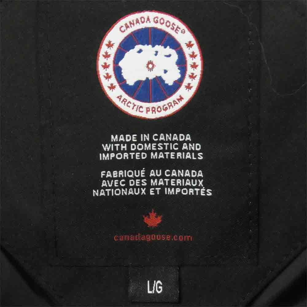 CANADA GOOSE カナダグース 2301JM サザビーリーグ国内正規品 RUSSEL PARKA ラッセル パーカ ダウン ジャケット ブラック系 L【新古品】【未使用】【中古】