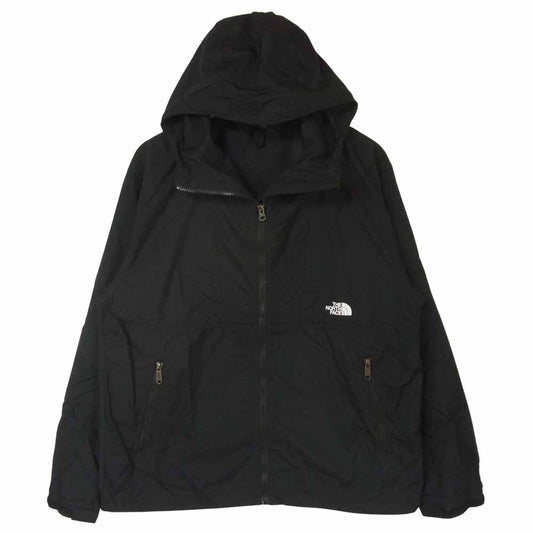 THE NORTH FACE ノースフェイス NP71830 COMPACT JACKET コンパクト ジャケット ナイロン ブラック系 L【中古】