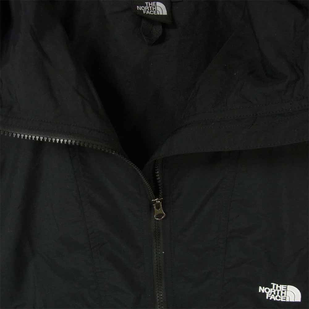 THE NORTH FACE ノースフェイス NP71830 COMPACT JACKET コンパクト ジャケット ナイロン ブラック系 L【中古】