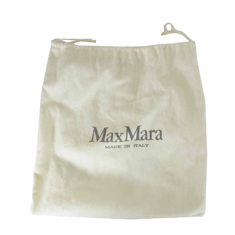 MAX MARA マックスマーラ 2WAY レザー ショルダー ミニ ハンド バック ブラウン系【中古】
