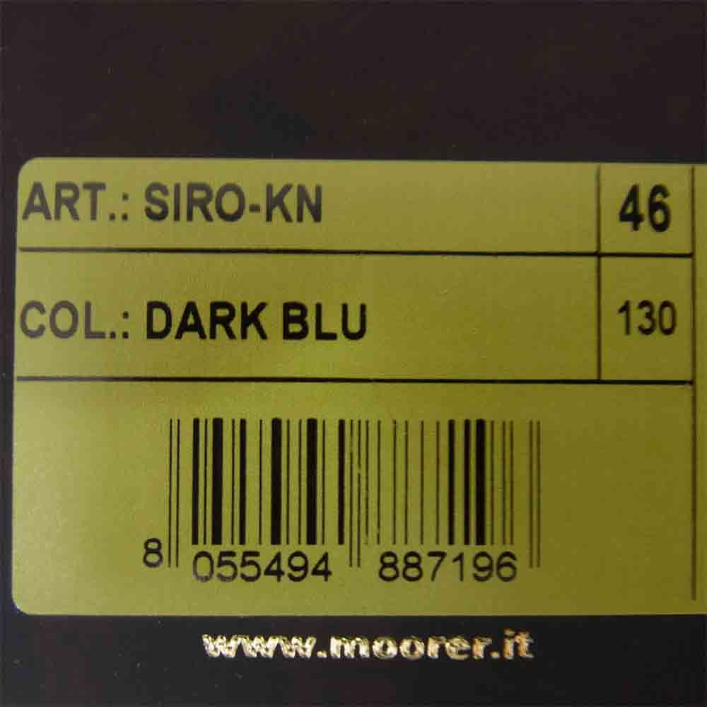 ムーレー シーロ SIRO ダブルブレステッド ダウン ジャケット ネイビー系 46【美品】【中古】