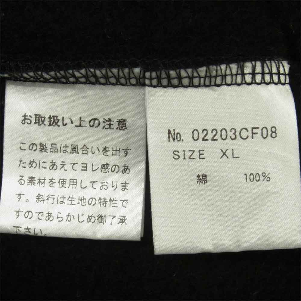 HYSTERIC GLAMOUR ヒステリックグラマー 02203CF08 TOKYOVITAMIN EVIL WOMAN オーバーサイズ パーカー ブラック系 XL【美品】【中古】