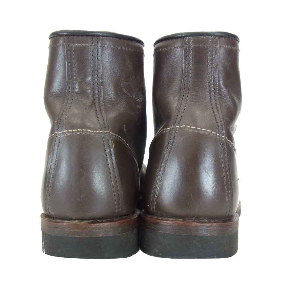 RED WING レッドウィング 9023 ROUND TOE BECKMAN BOOTS ラウンド トゥ ベックマン ブーツ ダークブラウン系 US 7 1/2【中古】