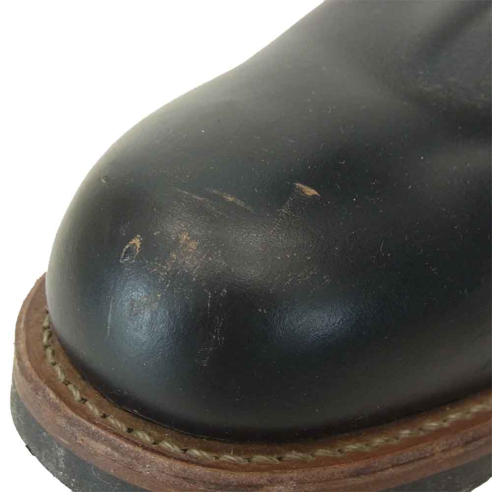 RED WING レッドウィング 9268 茶芯 クローンダイク ストーブパイプ エンジニアブーツ ブラック系 US 7 1/2【中古】