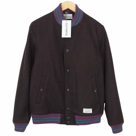 WACKO MARIA ワコマリア 16FW-WMO-BL22 VARSITY JACKET バーシティ ジャケット ブラウン系 L【新古品】【未使用】【中古】