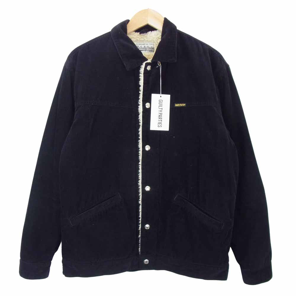 WACKO MARIA ワコマリア 17FW-WMO-BL56 CORDUROY JKT TYPE-1 コーデュロイ ボア ジャケット パープル系 L【新古品】【未使用】【中古】