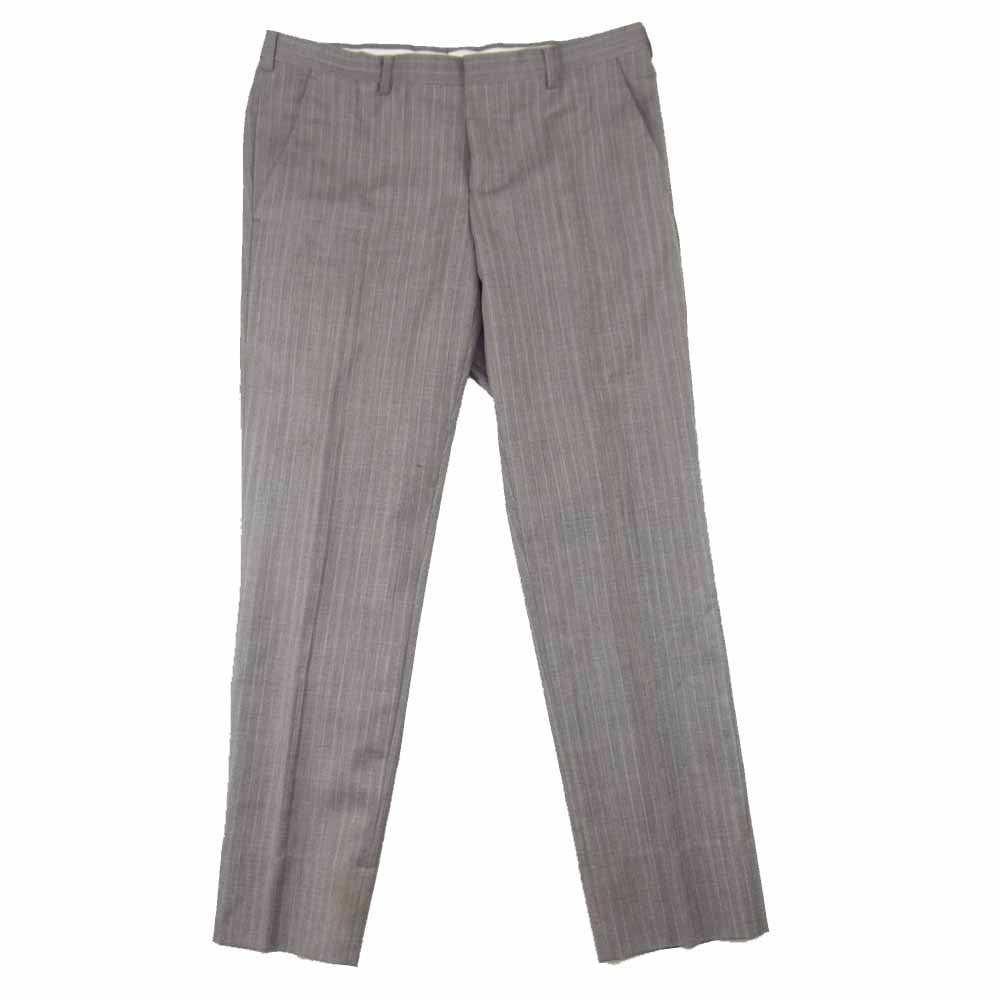 GUCCI グッチ 国内正規品 ストライプ 2B セットアップ スーツ グレー系 46【中古】