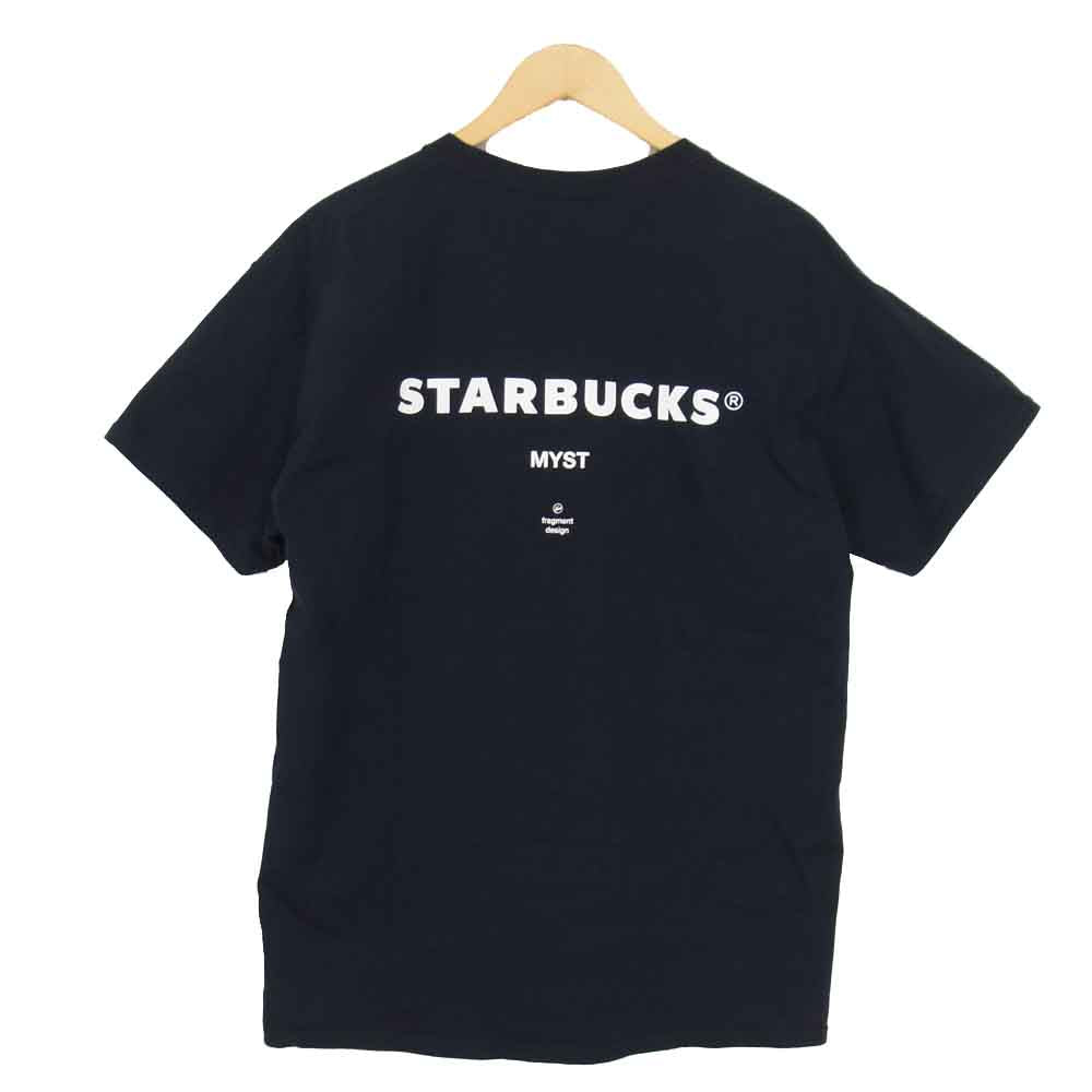 FRAGMENT DESIGN フラグメントデザイン × スターバックス Starbucks 宮下パーク限定 FRGMT MYST Tee ブラック系 L【中古】