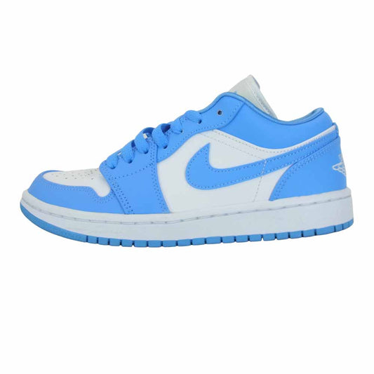 NIKE AIR JORDAN ナイキ ジョーダン AO9944-441 WMNS AIR JORDAN 1 LOW ローカット スニーカー ライトブルー系 24cm【中古】