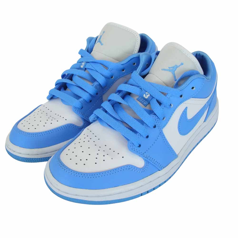 NIKE AIR JORDAN ナイキ ジョーダン AO9944-441 WMNS AIR JORDAN 1 LOW ローカット スニーカー ライトブルー系 24cm【中古】