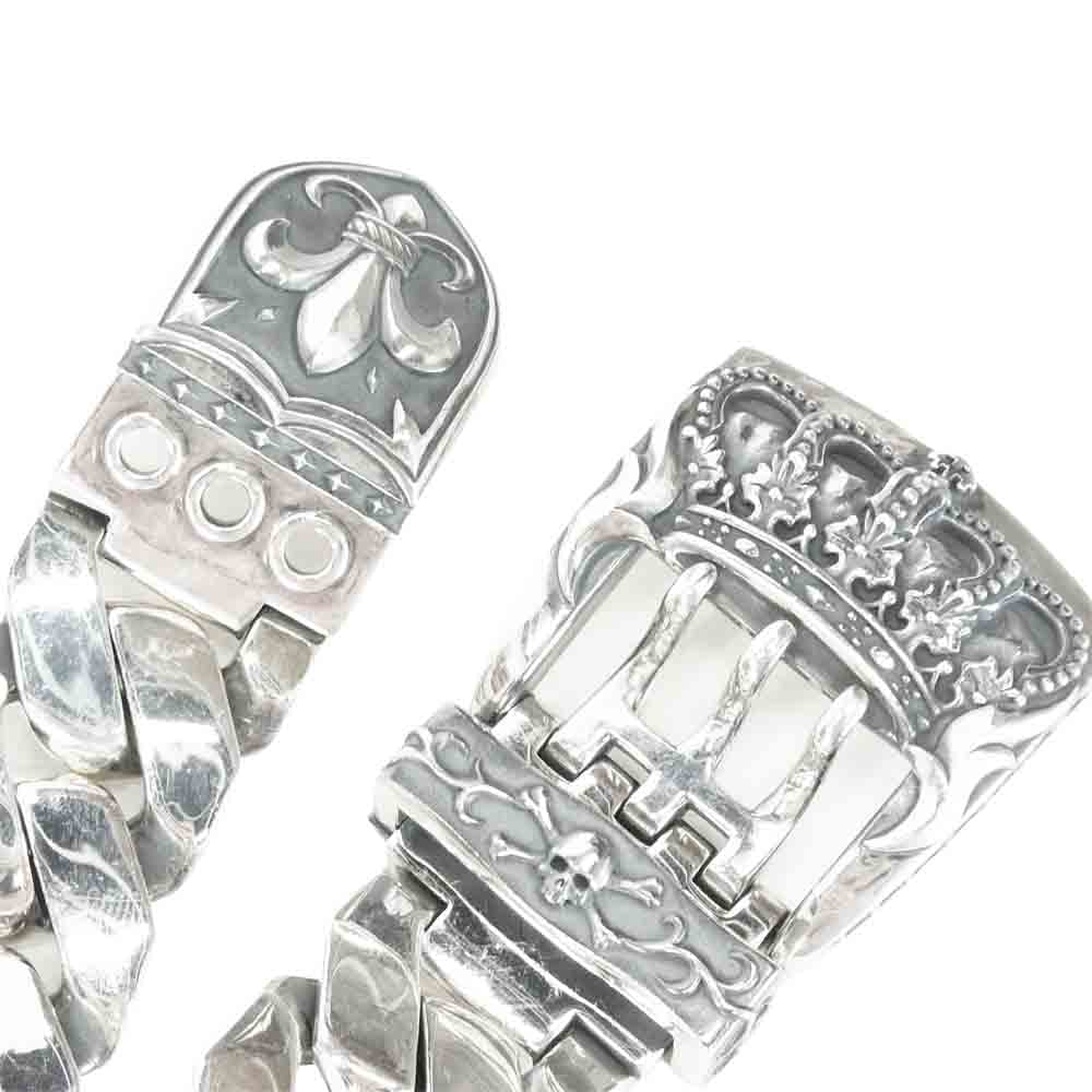 Justin Davis ジャスティンデイビス SBJ570 HU REGNAL bracelet ブレスレット シルバー系【中古】