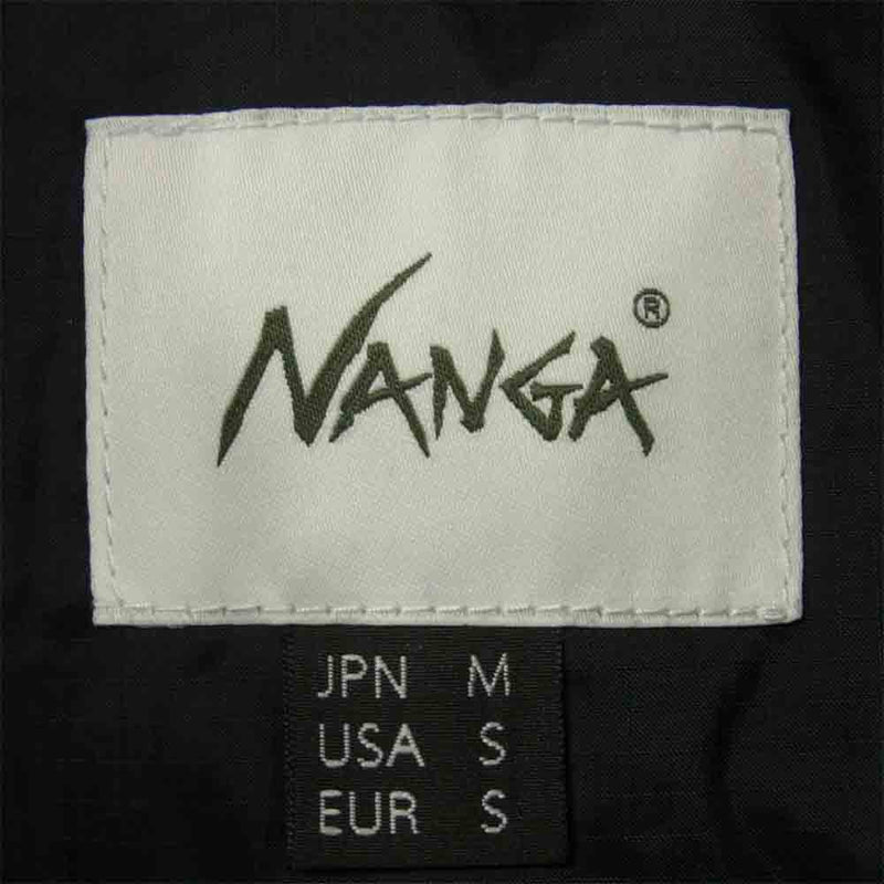 NANGA ナンガ P-RR-11E AURORA STAND DOWN JACKET オーロラ スタンド ダウン ジャケット ブラック系 M【中古】