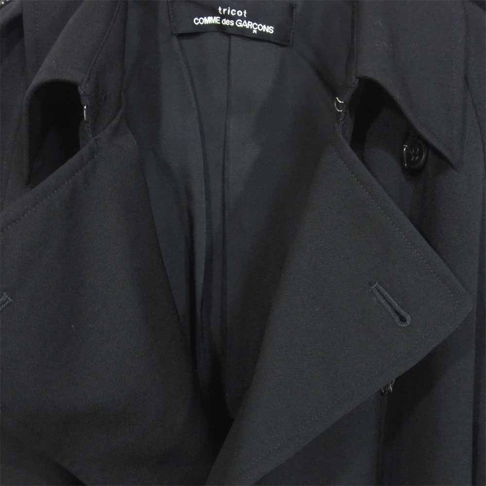 tricot COMME des GARCONS トリココムデギャルソン AD1992 TC-080190 ウール トレンチコート 日本製 ブラック系 表記無【中古】