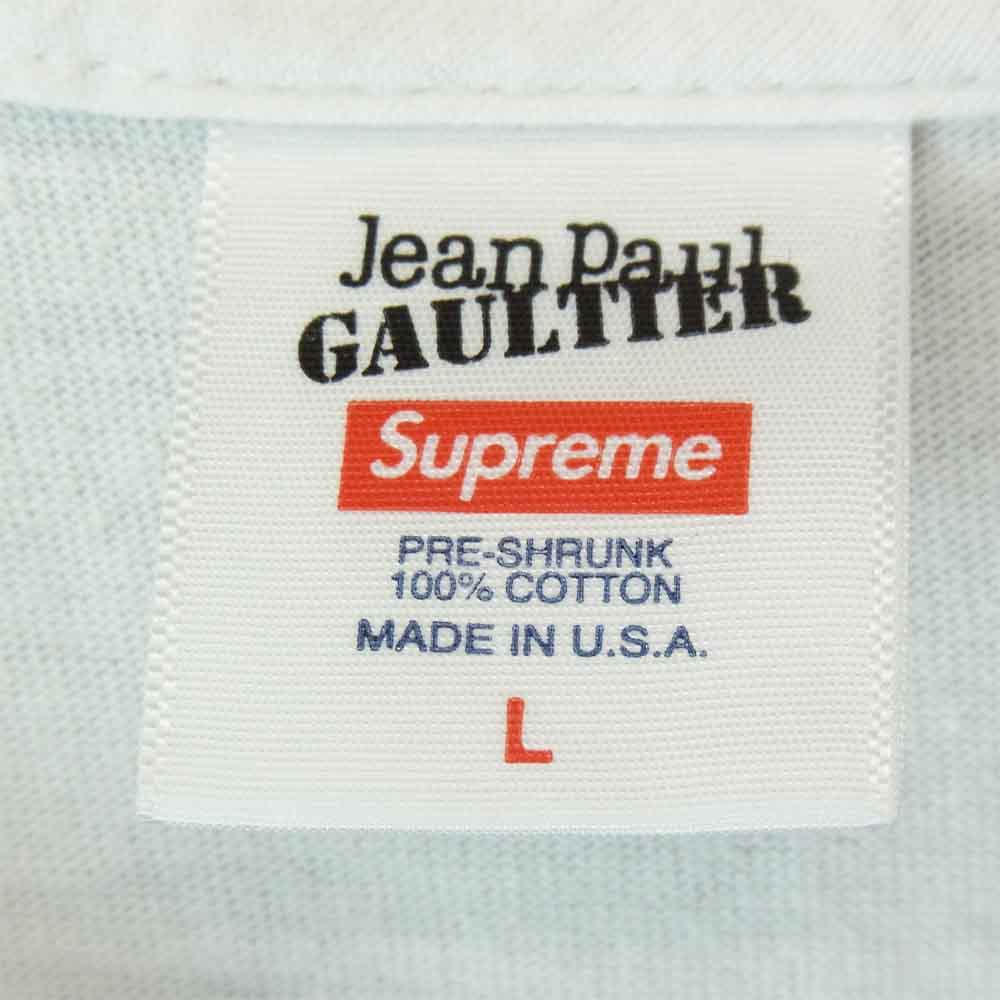 Supreme Jean Paul Gaultier Tee 白 Medium