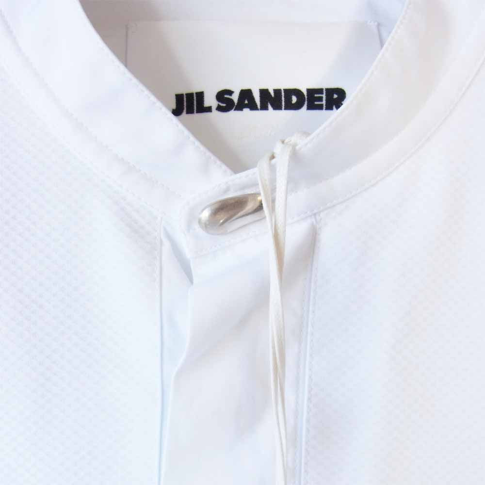 JIL SANDER ジルサンダー 20SS 1352286 cotton poplin tuxedo shirt チェーンリンク カフリンクス コットンポプリンタキシード シャツ ホワイト系 38/15【極上美品】【中古】