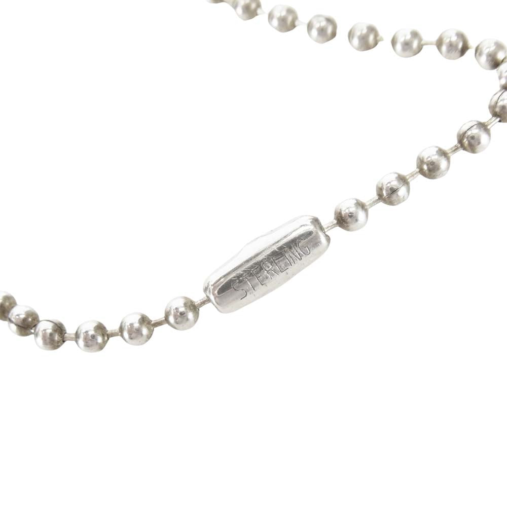 CHROME HEARTS クロムハーツ（原本有） TINY CH CROSS タイニー CHクロス ペンダント ネックレス シルバー系【中古】