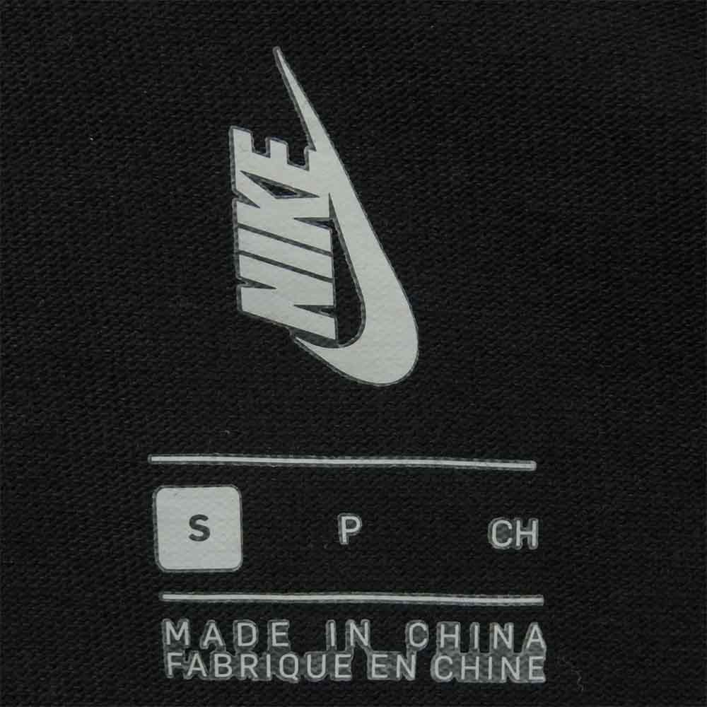 OFF-WHITE オフホワイト 20AW CN5567-010 NIKE M NRG RU SS TEE スウッシュ ロゴ バック スプレー アロー プリント 半袖 Tシャツ ブラック系 S【中古】