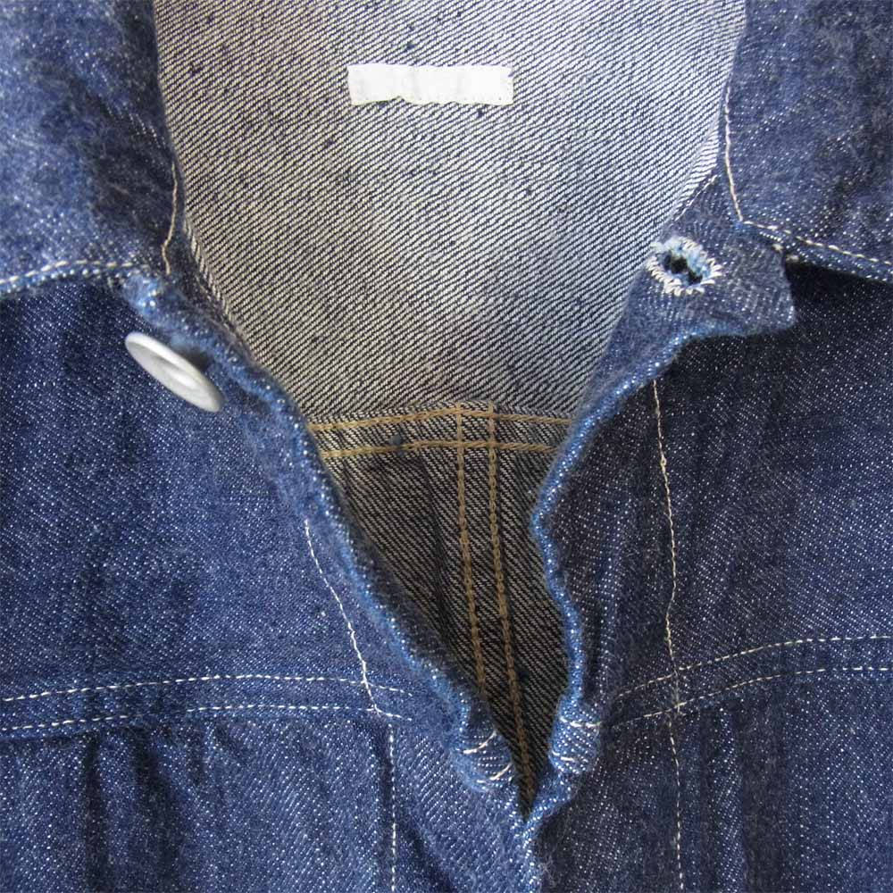 COMOLI コモリ T01-01003 1st 11オンス デニム トラッカー シンチバック ジャケット インディゴブルー系 1【中古】