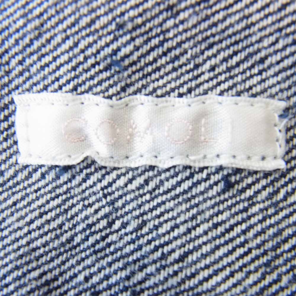 COMOLI コモリ T01-01003 1st 11オンス デニム トラッカー シンチバック ジャケット インディゴブルー系 1【中古】