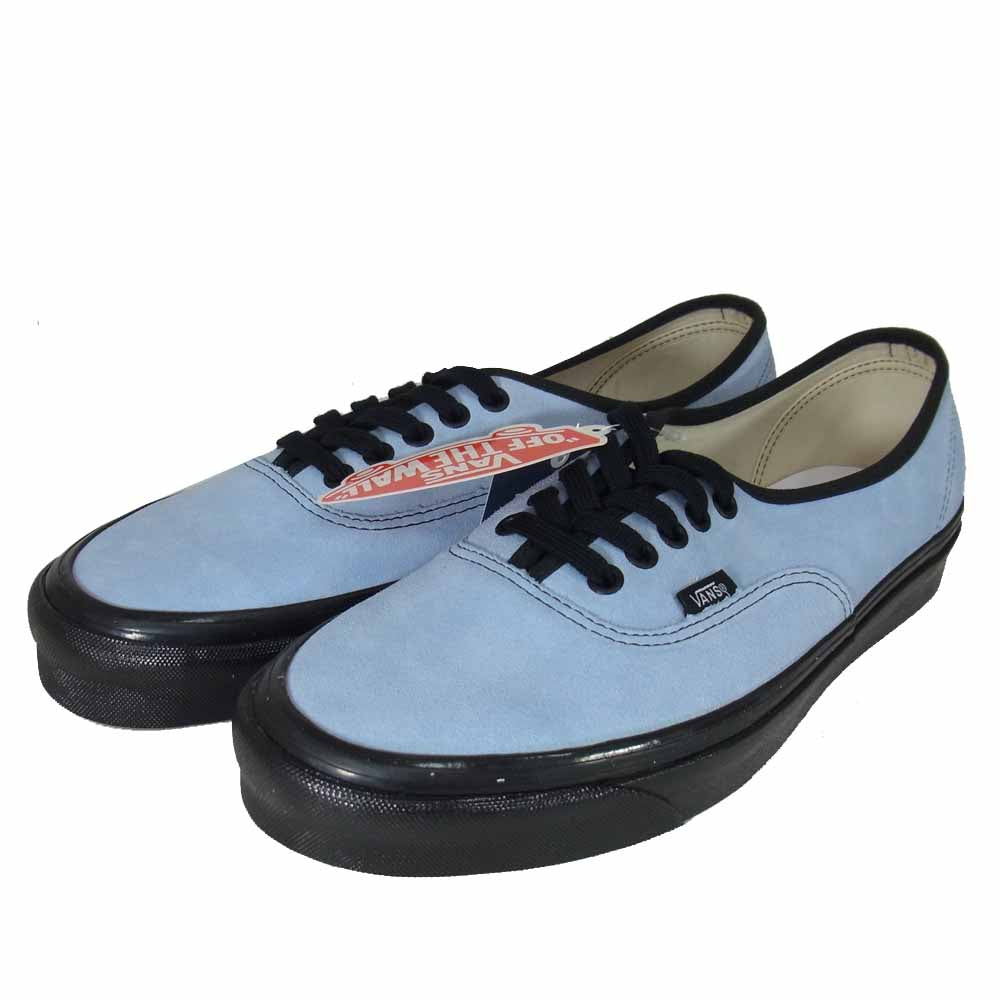 VANS バンズ VN0A38EN20E Authentic 44 Dx オーセンティック スウェード ライトブルー系 28cm【新古品】【未使用】【中古】