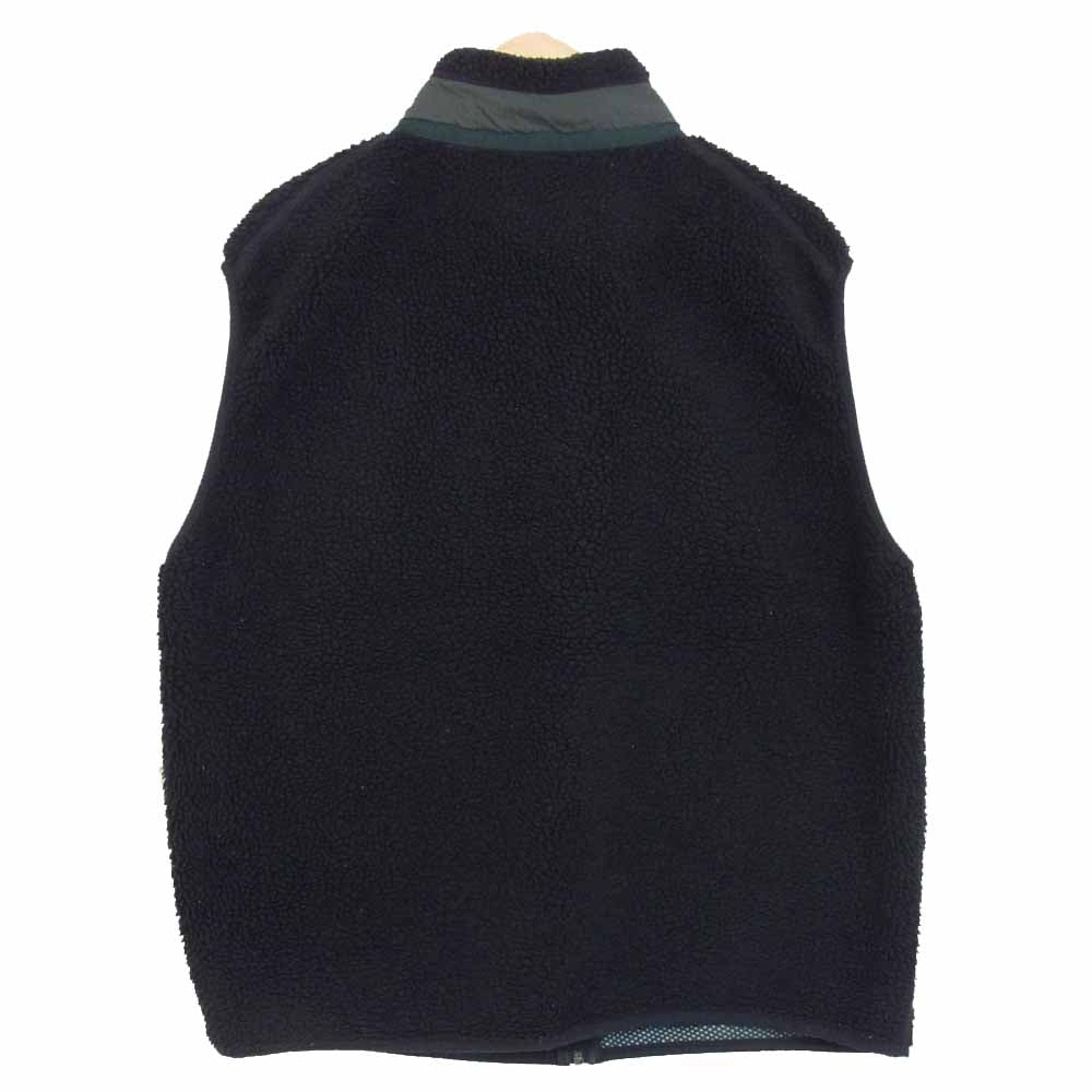 patagonia パタゴニア 23043 F97 USA製 Retro X VEST レトロ X ベスト PEF フリース ベスト ブラック系 XL【中古】