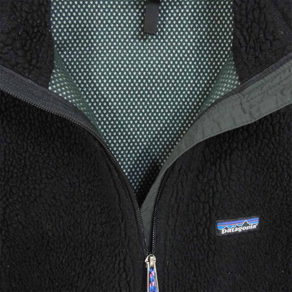patagonia パタゴニア 23043 F97 USA製 Retro X VEST レトロ X ベスト PEF フリース ベスト ブラック系 XL【中古】