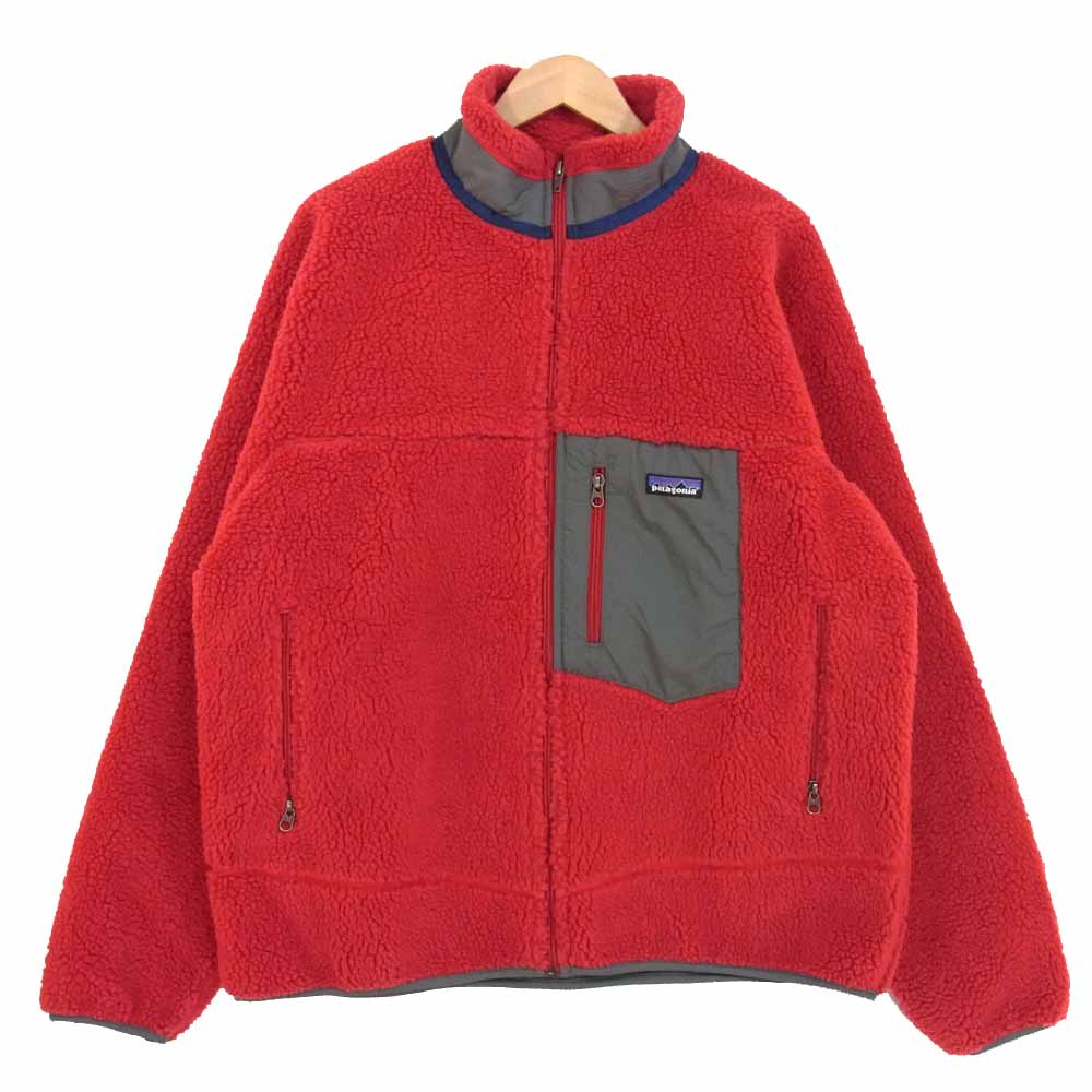 patagonia パタゴニア 23055FA11 11年製 Classic Retro X クラシック レトロ ボア フリース ジャケット レッド系 L【極上美品】【中古】