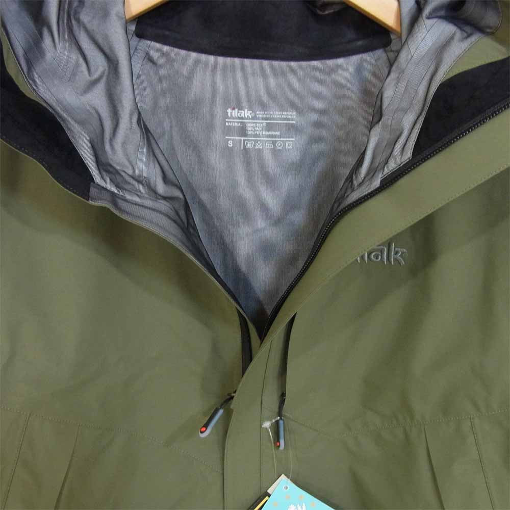 TILAK ティラック Storm 18 S karamata GORE-TEX Storm Jacket ゴアテックス ストーム ジャケット マウンテン パーカー カーキ系 S【新古品】【未使用】【中古】