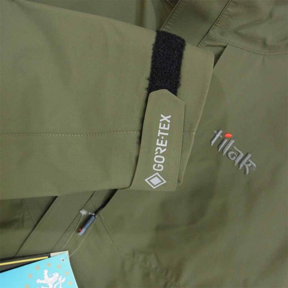 TILAK ティラック Storm 18 S karamata GORE-TEX Storm Jacket ゴアテックス ストーム ジャケット マウンテン パーカー カーキ系 S【新古品】【未使用】【中古】