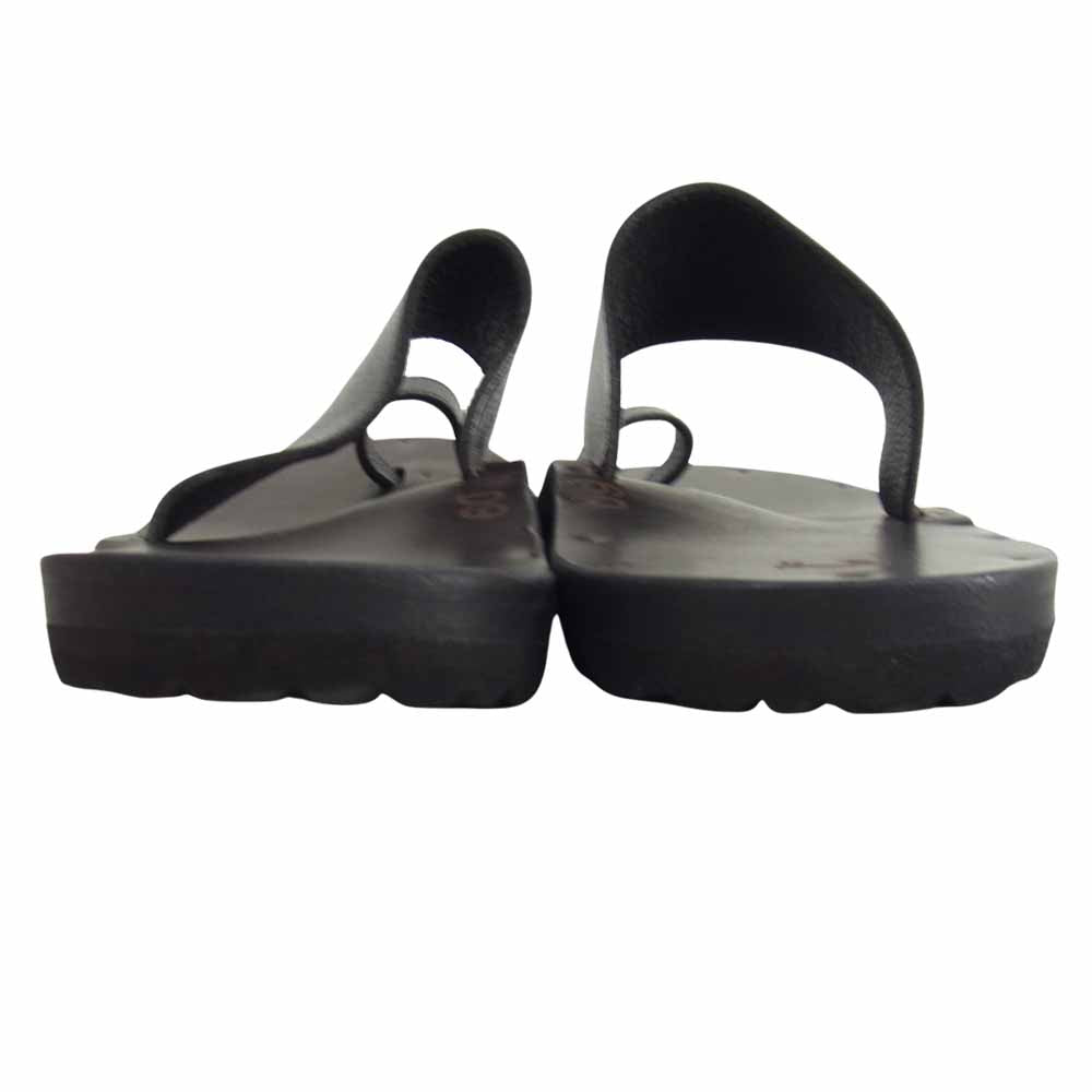 JUTTA NEUMANN ユッタニューマン ALICE + BIRK アリス BIRKEN SOLE  ビルケンソール レザー サンダル ブラック系 D9【極上美品】【中古】