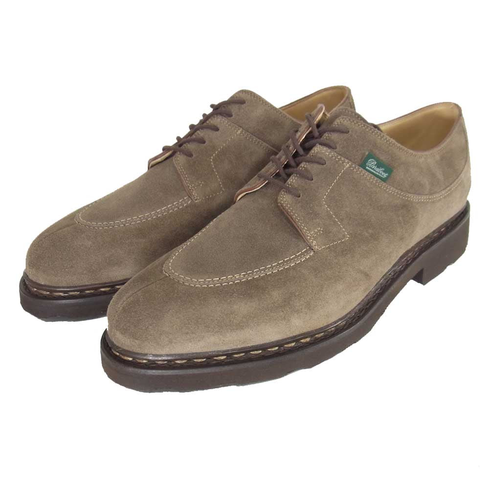Paraboot パラブーツ 145546 AVIGNON GRIFF Ⅱ アヴィニオン グリフ 2 Uチップ スウェード シューズ ブラウン系 8【新古品】【未使用】【中古】