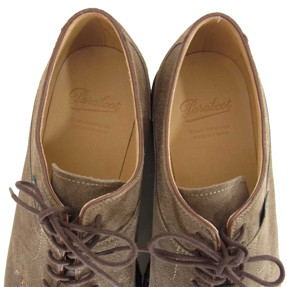 Paraboot パラブーツ 145546 AVIGNON GRIFF Ⅱ アヴィニオン グリフ 2 Uチップ スウェード シューズ ブラウン系 8【新古品】【未使用】【中古】