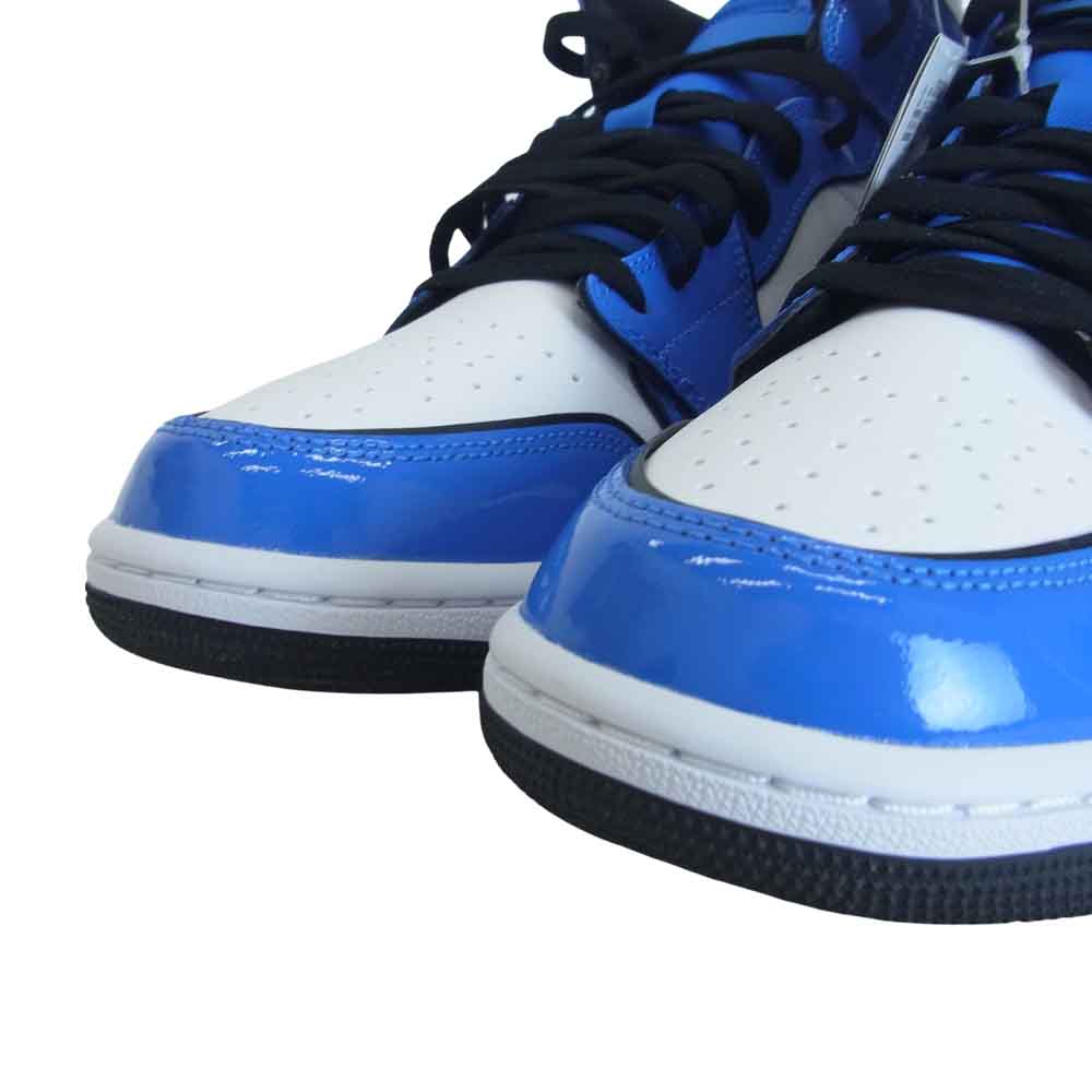 NIKE ナイキ DD6834-402 AIR JORDAN 1 MID SE SIGNAL BLUE エアジョーダン ライトブルー系 ホワイト系 US10/28cm【新古品】【未使用】【中古】