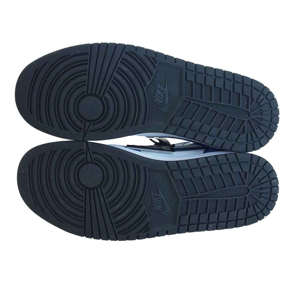 NIKE ナイキ DD6834-402 AIR JORDAN 1 MID SE SIGNAL BLUE エアジョーダン ライトブルー系 ホワイト系 US10/28cm【新古品】【未使用】【中古】