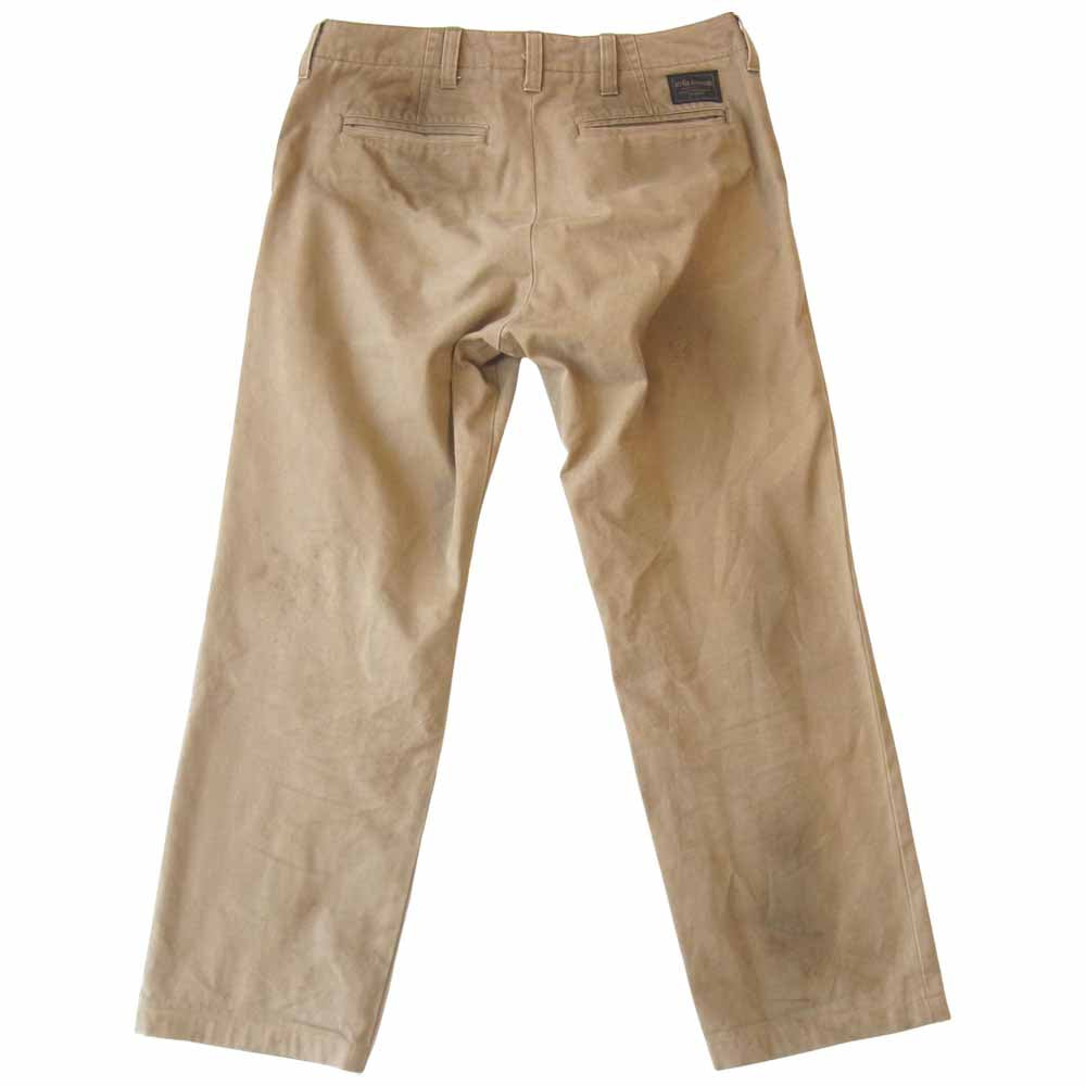 GLADHAND & Co. グラッドハンド BYGH-16-AW-18 FACTORY PANTS ファクトリー パンツ ユーズド加工 ベージュ系 S【美品】【中古】