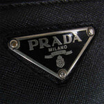 PRADA プラダ VR0023 SAFFIANO サフィアーノ ブリーフケース ビジネスバッグ ブラック系【中古】