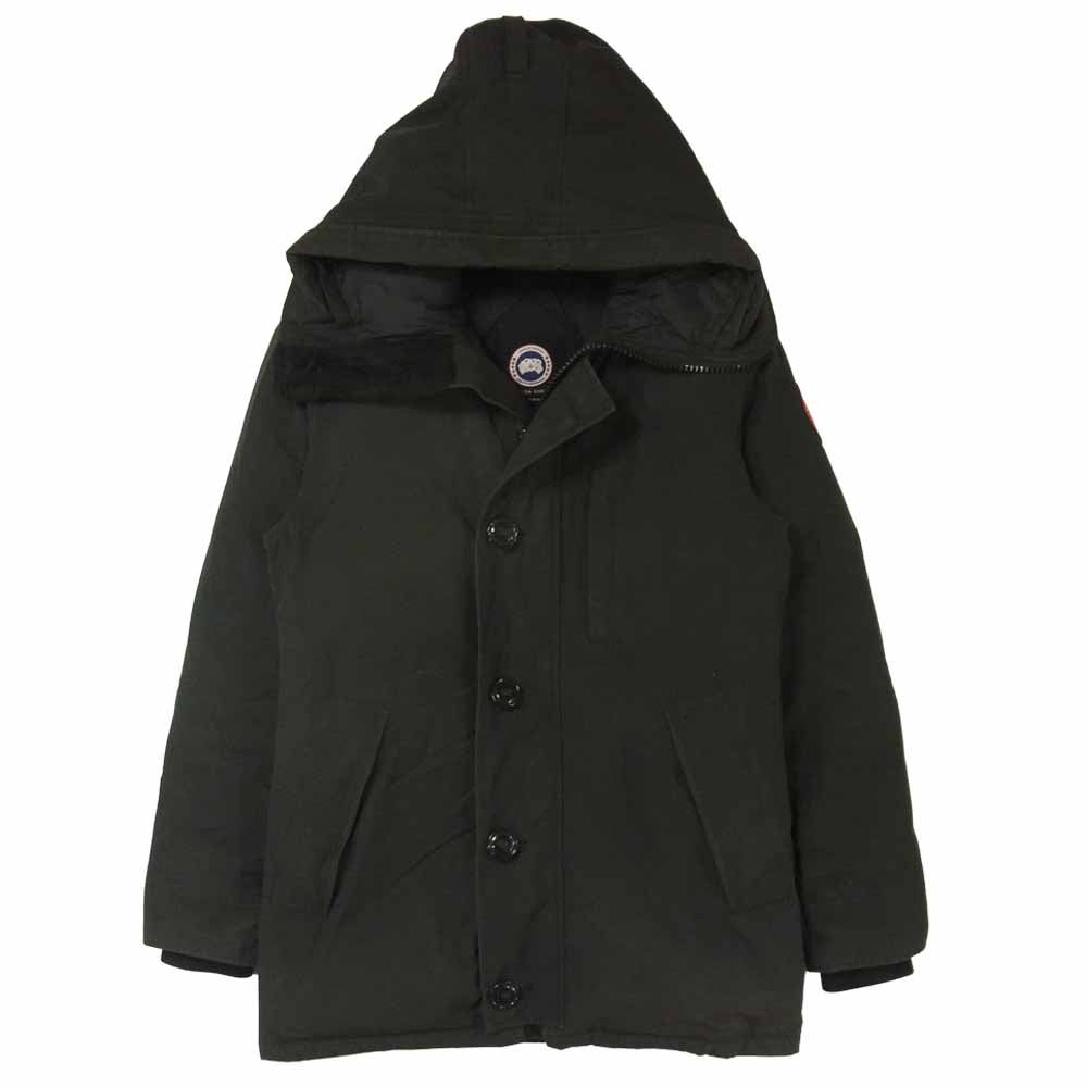 CANADA GOOSE カナダグース 3438JM  国内正規品 JASPER PARKA ジャスパー ダウン ジャケット ブラック系 S【中古】