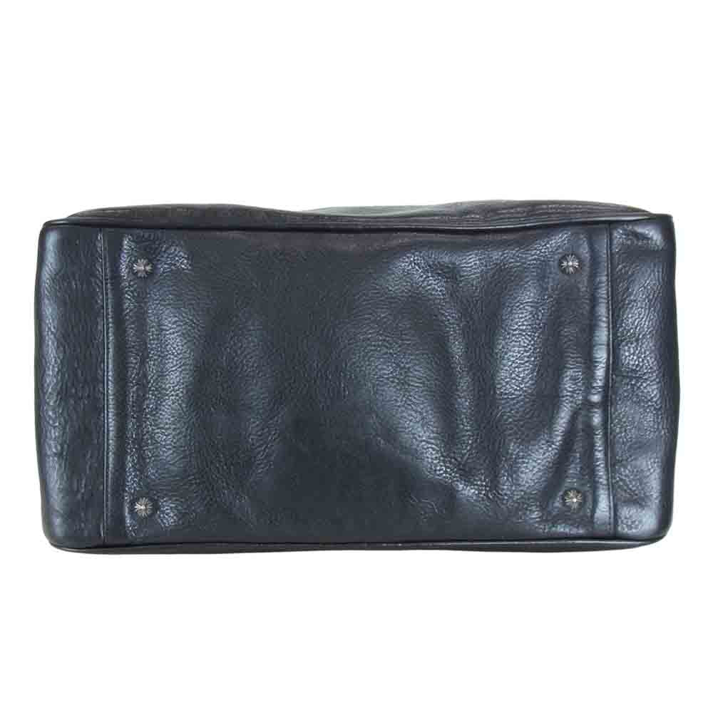 CHROME HEARTS クロムハーツ（原本有） GYM MED セメタリー クロス パッチ CHチャーム ミディアム ジム バッグ ブラック系【中古】