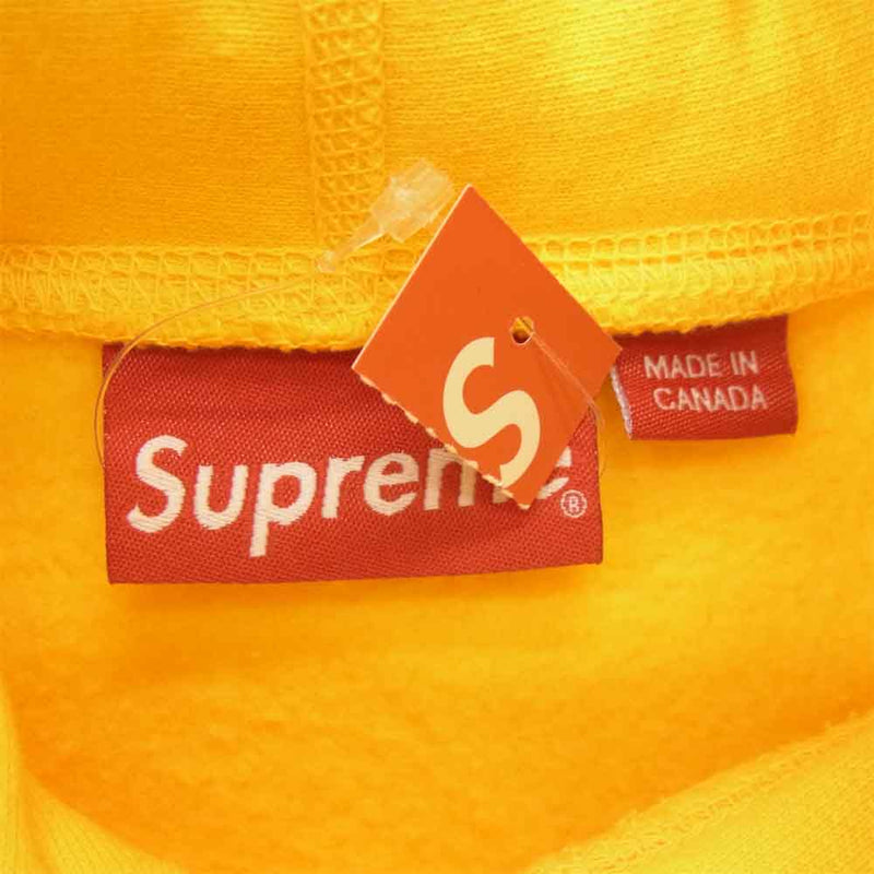 Supreme bandana box logo hooded yellow S
