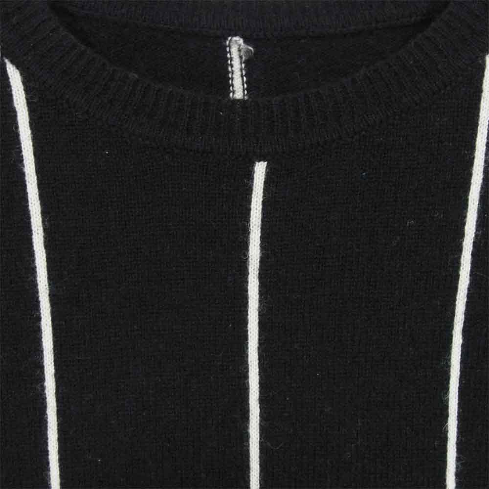 uniform experiment ユニフォームエクスペリメント UE-145093 SOPH ソフ ピンストライプ クルーネック ニット セーター ブラック系 2【中古】