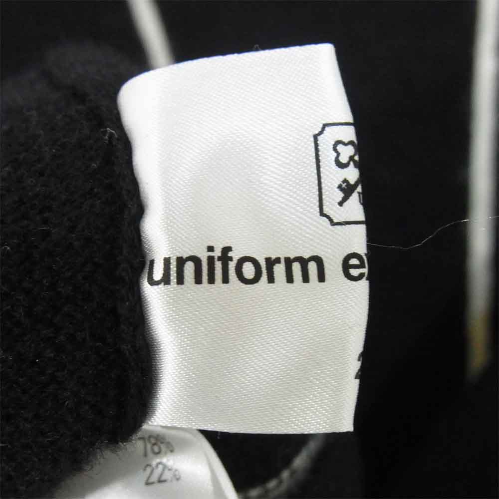 uniform experiment ユニフォームエクスペリメント UE-145093 SOPH ソフ ピンストライプ クルーネック ニット セーター ブラック系 2【中古】