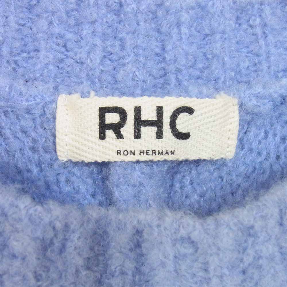 Ron Herman ロンハーマン クルー ネック ニット クルーネック ウール 無地 ライトブルー系 S【中古】