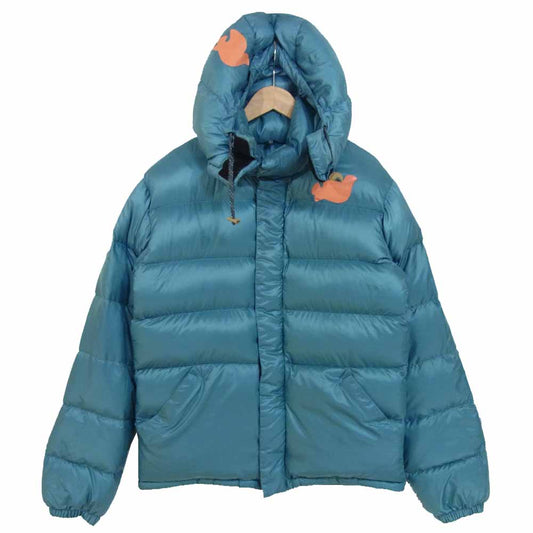 フリーシティ × BURTON バートン ダウン ジャケット ダウンジャケット ブルーグリーン系 S【中古】