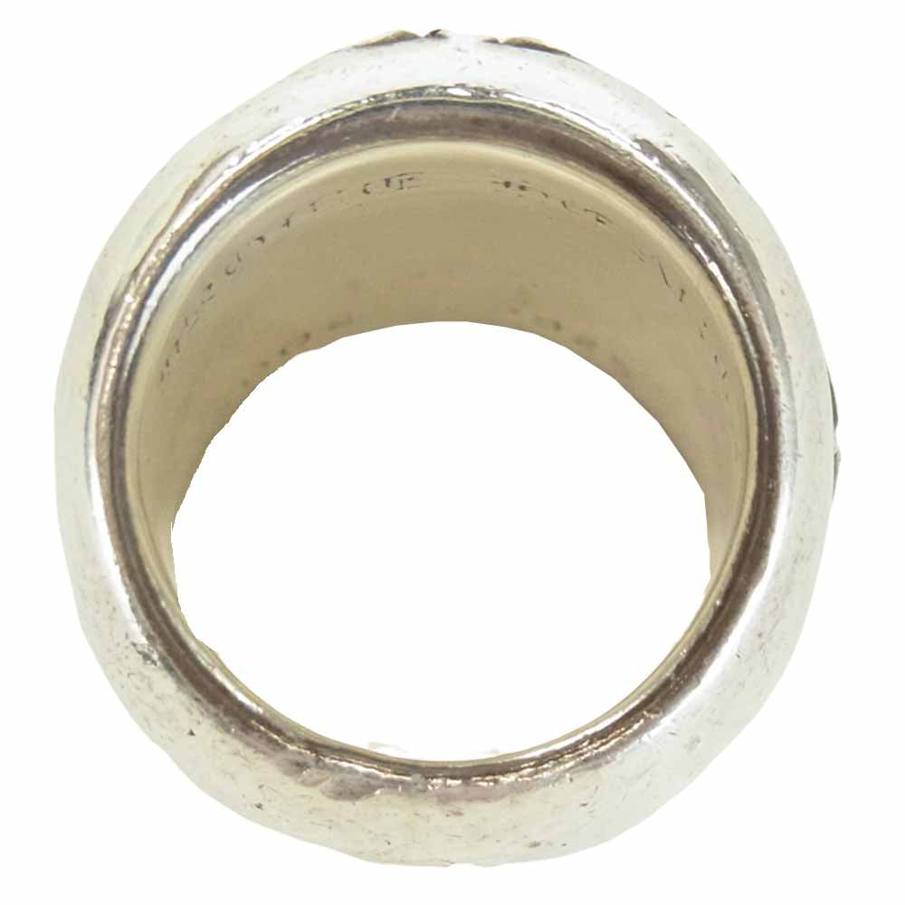CHROME HEARTS クロムハーツ（原本無） クラシック オーバル リング サファイア シルバー系【中古】