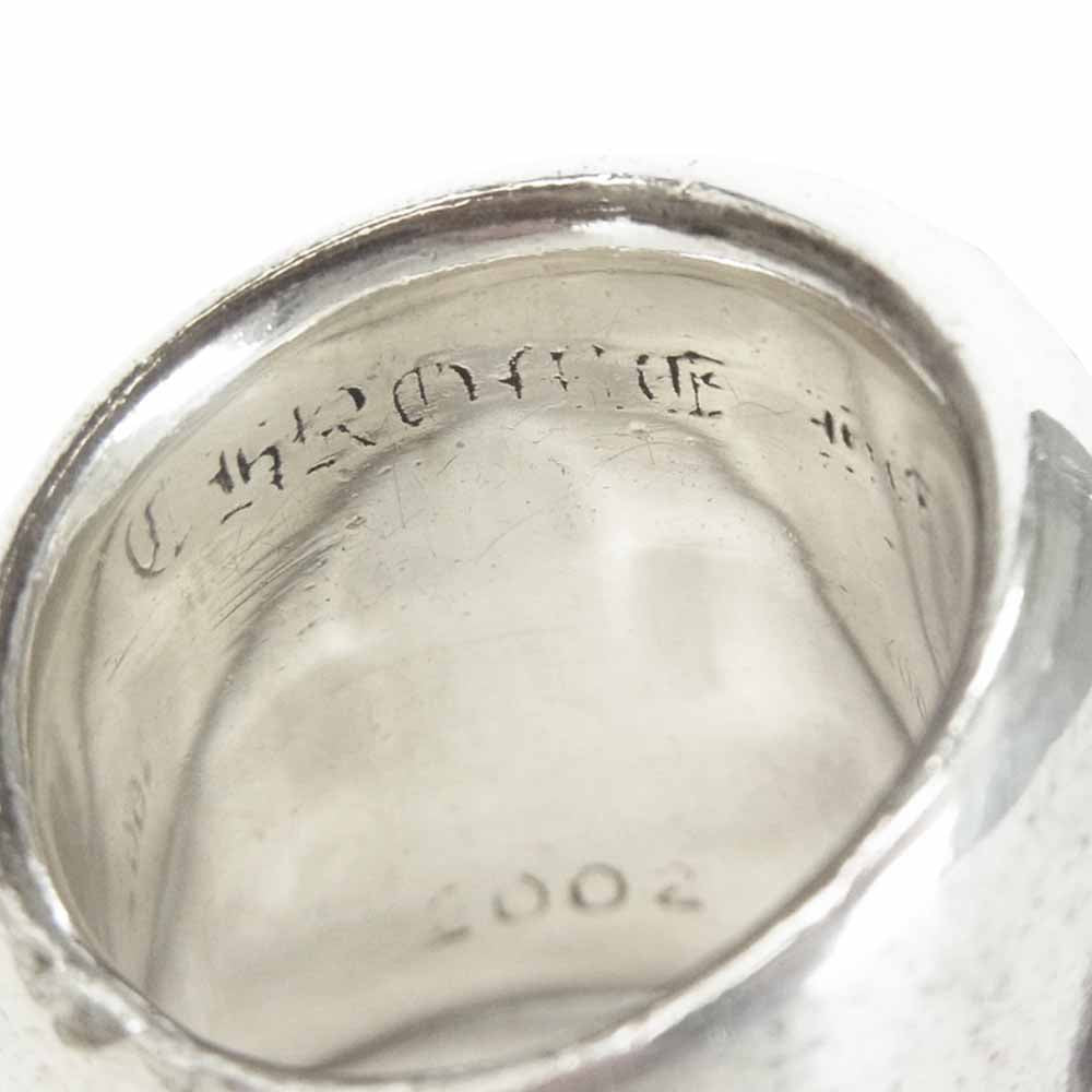 CHROME HEARTS クロムハーツ（原本無） クラシック オーバル リング サファイア シルバー系【中古】